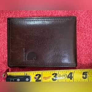 Carhartt classic pocket wallet, leather